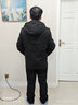 羅蒙（ROMON）可拆卸內(nèi)膽羽絨服男冬季商務(wù)休閑中年爸爸短款加厚保暖外套新品 黑色 175/L(適合體重120-135斤) 曬單實(shí)拍圖