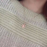 法蔻（farcoko）輕奢永恒之心項(xiàng)鏈女心形鎖骨鏈實(shí)用走心520情人節(jié)生日禮物送女友 白金色·藍(lán)鉆【順豐/賀卡/刻字】 曬單實(shí)拍圖