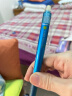百乐（PILOT）彩色按动可擦笔中性笔 子弹头签字笔 绘画书写水笔 LFBK-23EF 0.5mm浅蓝色 实拍图