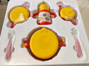 babycare兒童餐具寶寶輔食碗家用多功能防摔嬰兒保溫餐盤(pán)套裝禮盒6件 送禮 曬單實(shí)拍圖