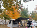 牧高笛（MOBIGARDEN）假日山居黑膠版 戶(hù)外露營(yíng)大空間屋型防雨防曬速開(kāi)帳篷 【黑膠版】假日山居10.9/晨霧白 曬單實(shí)拍圖