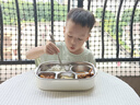 雙槍（Suncha）鈦健康不銹鋼飯盒學(xué)生上班族可微波爐餐盒比316好1.5L配保溫袋 曬單實(shí)拍圖