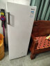 松下（Panasonic）立式冷冻冰柜167升家用小型单门单冷冻冰箱风冷无霜一级能效NR-EFZ15SA-W NR-EFZ15SA-W磨砂白 167L 实拍图
