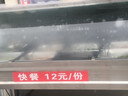 獵鋼狼快餐保溫臺商用玻璃罩售飯臺小型湯池電加熱小碗菜食堂打菜臺式車(chē) 3格6盒B（帶全封鋼化玻璃罩）帶盆帶蓋 曬單實(shí)拍圖
