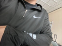 NBA VIBE運動(dòng)套裝男女田徑體育生訓練服速干短跑步側拉鏈長(cháng)袖長(cháng)褲兩 半拉鏈長(cháng)袖長(cháng)褲(紅勾)白+ XL(120-140斤穿o) 曬單實(shí)拍圖