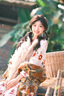 CHANEELR & KARITH復(fù)古民族風(fēng)披肩女川西旅游拍照加厚圍巾女生日小眾禮物送女友老婆 磚紅 曬單實拍圖