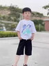 真維斯童裝男童褲子夏季薄款2026新款兒童速干五分褲中大童休閑短褲運動(dòng)夏褲 【速干短褲】黑/J小山峰K 110 曬單實(shí)拍圖