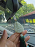 索飾高檔汽車(chē)掛件和田玉觀(guān)音菩薩車(chē)內吊飾裝飾男士平安符掛飾女士禮 綠穗-如意觀(guān)音【玉髓葫蘆掛飾】 曬單實(shí)拍圖