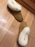 DUGGIU桑坡村皮毛一體豆豆鞋女鞋短筒雪地靴低幫冬季棉鞋孕婦鞋加絨棉瓢 羚羊棕 羊毛口 38 曬單實拍圖