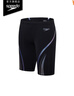 速比濤（Speedo）【汪順同款】電氣矩陣黑標(biāo)Hero4.0鯊魚皮競速及膝泳褲 黑/淺紫 38 曬單實拍圖