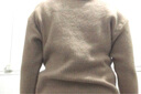皮爾卡丹（pierre cardin）2025秋冬季純色V領(lǐng)針織衫女寬松針織打底上衣冬套頭毛衣 駝色 均碼 80-140斤可穿 曬單實(shí)拍圖