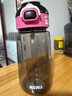 小茶日記可愛學(xué)生飲水杯瘋狂派對(duì)吸管杯大容量便攜式水杯杯子 芭比粉+貼紙+杯刷 700ml 曬單實(shí)拍圖