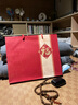 瑜妃記（YUFEIJI）中老年人圍巾帽子定制刺繡送長(zhǎng)輩媽媽祝壽生日禮盒裝秋冬保暖百搭 萬(wàn)福紅 曬單實(shí)拍圖