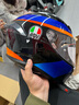 AGV K6S碳芳綸纖維大尾翼摩托車(chē)頭盔機車(chē)全盔賽車(chē)男女四季通風(fēng)3C MARINI SKY RACING TEAM XL（適合59-60頭圍） 曬單實(shí)拍圖