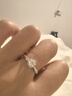 DR求婚鉆戒鉑金B(yǎng)ELIEVE簡(jiǎn)奢結(jié)婚鉆石戒指七夕禮物WJ0062 40分D色VS1_3VG_NON 曬單實(shí)拍圖