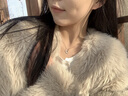 法蔻（farcoko）品牌本命年項鏈女星月生肖龍年鎖骨鏈時尚飾品生日禮物送女友老婆 本命年星月項鏈女龍-素顏銀色 -【精美高檔禮盒】 曬單實拍圖