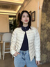 波司登春90絨輕薄保暖圓領(lǐng)羽絨服女短款便攜可變內(nèi)膽B(tài)250130004B 曬單實拍圖
