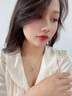 BOGLIA項鏈女18k金2024款輕奢小眾皇家藍托帕石吊墜生日禮物送女 18金k托帕石項鏈 曬單實(shí)拍圖