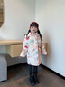 G.DUCKKIDS女童羽絨服中長(cháng)款加厚2025冬季新款童裝兒童韓版連帽小童寶寶外套 彩虹粉色 120 cm 曬單實(shí)拍圖