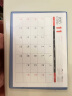 朗捷（longe） 2024年台历大格子桌面日历创意龙年大班台历商务鼠标垫计划本式月历周历可定制 缤纷2024-蓝色（2024新版） 实拍图