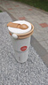 SHOTAY 保溫杯高顏值316L不銹鋼吸管水杯大容量ST-8902 燕麥奶咖680ml（無盒） 曬單實拍圖