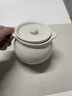 祥業(yè)家用大容量耐高溫陶瓷砂鍋煲湯隔水燉盅鍋熬粥養(yǎng)生湯煲瓦罐土鍋 文竹橢圓雙耳燉罐(米黃)-小 800ml 曬單實(shí)拍圖