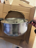 蘇泊爾304不銹鋼湯鍋復(fù)底湯鍋食品級材質(zhì)奶鍋煮面鍋明火電磁爐通用 【小紅圈+復(fù)底】 22cm 曬單實拍圖