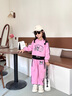 FNJ KIDS女童套裝秋季2025新款洋氣中大童卡通衛(wèi)衣兒童運動服三件套 粉色三件套 150 (建議身高140-150cm) 曬單實拍圖