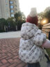 巴拉巴拉婴儿羽绒服女童冬装短款外套2023款保暖可爱浪漫法式潮 咖色调-白鸭绒-00355 100cm 实拍图