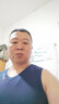 梵登諾（FANDENGNUO）【2件裝】夏季男士新款莫代爾v領(lǐng)寬肩背心外穿薄款無(wú)袖上衣服裝潮 白色+藏青 2XL【135-150斤】 曬單實(shí)拍圖
