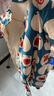 童泰嬰兒連體衣冬季夾棉拜年衣服兒童新年裝TS34D523-DS藍色80cm 曬單實拍圖
