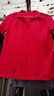 皮爾卡丹（pierre cardin）純棉翻領(lǐng)t恤女短袖2025夏季新款polo衫上衣顯瘦寬松休閑運動(dòng)服 FL-95純棉短袖白天鵝玫紅色 3XL 建議（141-155）斤 曬單實(shí)拍圖