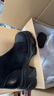 百思圖冬商場(chǎng)新款加絨高跟高筒彈力瘦瘦靴女絨面長(cháng)靴O3008DG4 黑色 O3008DG4 37 曬單實(shí)拍圖