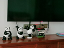 冠珺號創(chuàng)意熊貓桌面擺件客廳玄關(guān)酒柜電視柜兩邊家居裝飾品現(xiàn)代簡約裝飾 熊貓三件套（大號） 曬單實拍圖
