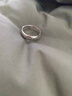 MZMZ鉑金情侶戒指PT950白金素圈結(jié)婚對(duì)戒情人節(jié)七夕禮物送女友 當(dāng)/次日達(dá)-輕奢-碎碎冰活口對(duì)戒 曬單實(shí)拍圖