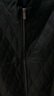卓凡尼·華倫天奴（GIOVANNI VALENTINO）商務(wù)休閑衣服男士立領(lǐng)棉服外套菱形格輕薄保暖上衣 軍綠 L 曬單實(shí)拍圖