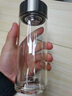 希諾單層玻璃杯2025新款水杯大容量車載泡茶杯辦公室水晶杯定制杯子 本色 530ml  帶濾網(wǎng)9077 曬單實拍圖