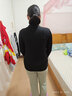 勛貍粑【兩件裝】半高領(lǐng)打底衫女莫代爾內搭肌理感長(cháng)袖T恤女裝春秋冬款 黑色+黃綠色【兩件裝】 2XL 建議130-140斤 曬單實(shí)拍圖