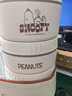 史努比（SNOOPY） 304不銹鋼日式飯盒上班族學(xué)生多層保溫便當盒可微波加熱便攜餐盒 【四個(gè)裝】米白色+餐具+保溫提包 曬單實(shí)拍圖