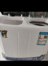 小鸭2.5公斤双缸小型半自动迷你洗衣机 婴儿小洗衣机 内衣裤洗衣机小型 蓝光款 XPB25-1680S 实拍图