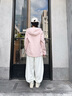 波司登（BOSIDENG）外軟殼外套女連帽防風(fēng)防潑水透濕露營(yíng)徒步穿越穿搭防護(hù)功能外套 蘇梅粉1617-淺春色 XS 155/80A 曬單實(shí)拍圖