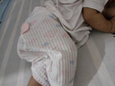 滿芽兒嬰兒大屁屁褲子夏季薄款純棉短褲兒童睡褲女寶寶7分大PP褲空調(diào)褲 云朵七分大屁屁褲 66 cm 曬單實拍圖