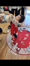 G.DUCKKIDS小黃鴨童裝女童連衣裙春秋款洋氣兒童公主裙秋季新款女寶寶裙子 紅色 80 (建議寶寶8-10公斤 12-24個 曬單實拍圖
