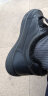 回力瑞厨师皮鞋男士防油厨房防水防滑纯黑色休闲上班工作春秋夏季板鞋子 v02黑色加绒 39 实拍图