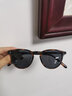 MOSCOT LEMTOSH太陽(yáng)鏡男士 復(fù)古玳瑁色小框板材眼鏡 高級(jí)感橢圓形偏光墨鏡女款潮 玳瑁色框+偏光灰色鏡片 曬單實(shí)拍圖