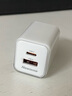 紐曼（Newmine）30W氮化鎵PD快充充電器USB+Type-C雙口充電頭兼容20W/18W支持iPhone15/14/平板 白色30W 曬單實(shí)拍圖