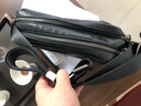 BOYCLN品牌 單肩包男 頭層牛皮斜挎包簡(jiǎn)約休閑上班通勤包 真皮運動(dòng)背包 黑色 曬單實(shí)拍圖