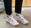 NIKE耐克男童籃球鞋皮蓬AIR MORE UPTEMPO氣墊緩震防滑支撐球鞋運動(dòng)鞋 FJ2846-100 37.5 【建議腳長(cháng)23.5cm】 曬單實(shí)拍圖