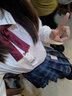 SooGree學(xué)院風(fēng)小領(lǐng)花黑色女士學(xué)院風(fēng)制服蝴蝶結(jié)領(lǐng)結(jié)格子免打襯衫配飾裝 GSW88580免打節(jié)純色斜紋領(lǐng)花紅色 曬單實(shí)拍圖