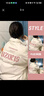 趣米樂(lè )美式潮流棉服女秋冬季加厚外套羽面包絨服小個(gè)子寬松棉襖子衣服 杏色（非PU皮） M 曬單實(shí)拍圖